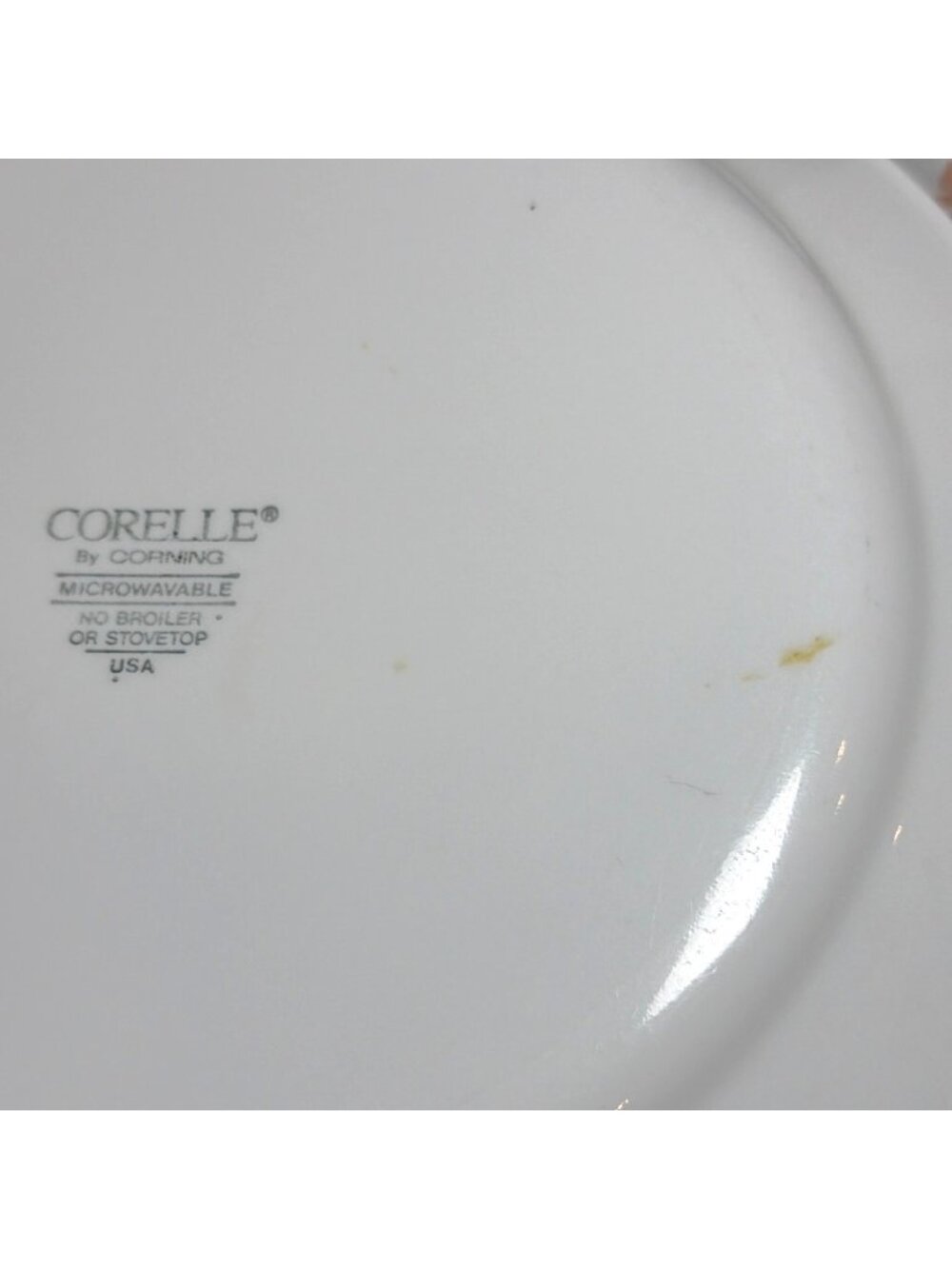 Vintage Lot of 4 Retired 1980s Corelle Corning 10.25" Dinner Plate Peach Garland - Picture 6 of 10